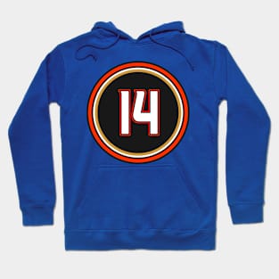 Adam Henrique Number 14 Jersey Anaheim Ducks Inspired Hoodie